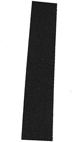 X-gree 3 метри 10мм x 4mm Еднострана лепило со шок-отпорен сунѓер-лента жолта црна црна боја (Nastro -urto Antiurto Adesivo Monocanale Da 3 Metri