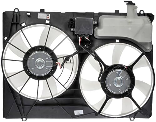 Дорман 620-574 склопување на вентилаторот за ладење на моторот компатибилен со избрани модели на Тојота, црна