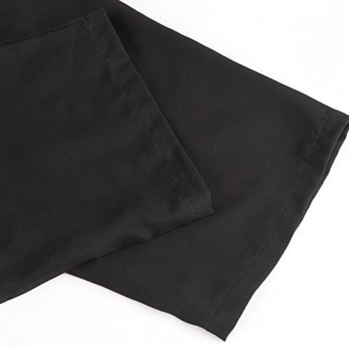 Womenенски моден случајна каросерија за вештерки за вештерки за печатење џеб џеб скок лабава црна плус големина грепична далечна