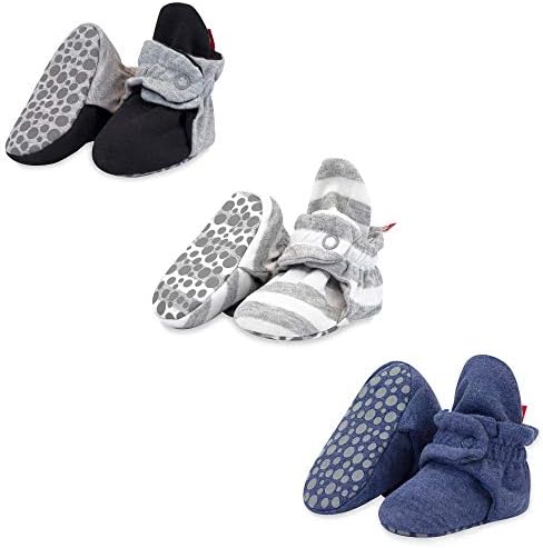 Зутано бебешки момчиња унисекс памук бебешки чизми со затегнати стапала, меки единствени чевли за бебиња што престојуваат