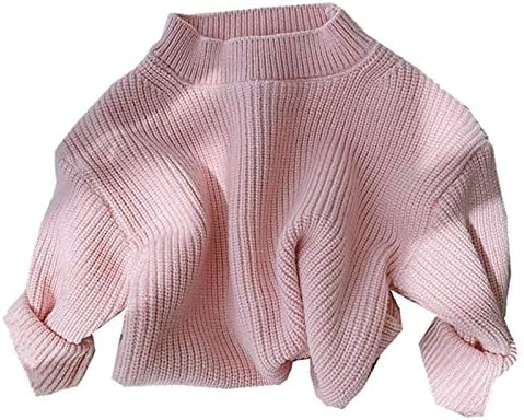 Бебе девојче кардиган плетен џемпер, бучен екипаж џемпери со долг ракав за дете за новороденчиња