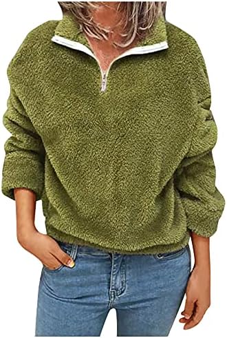 Модни жени патент крпеница со долги ракави врвови кадифен пуловер џемпер џемпер лапел волна мешавина зимска есен мека обична