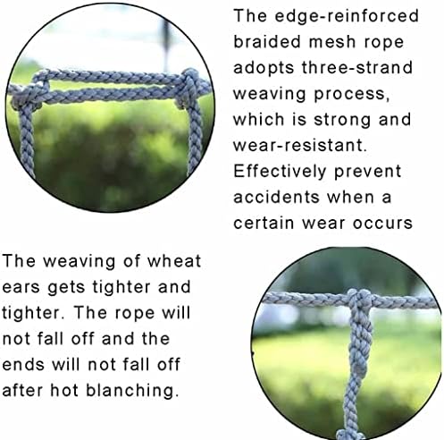 Ouyoxi јаже за пребивање деца ткаени заштитни мрежи на отворено искачување мрежи за украсување на wallидови, што се користи за скали