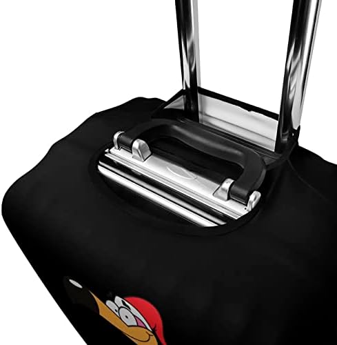 Слатко покритие на багажот Санта Фламинго, смешен патнички куфер за заштитен куфер
