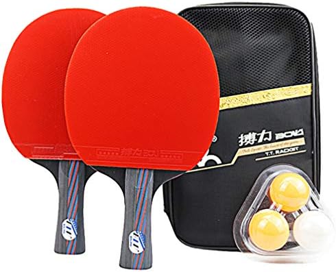 Беспортбл табела тениски лопатки и топки за пинг -понг поставени со 3 топки за тенис во табела за тренинг спортски играч