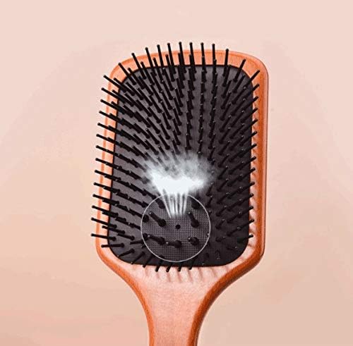 Pdgjg Анти-статичка бука права коса виткање чешел дрвена рачка за масажа на влакната чешла за фризура за четка за четка за четка за стилизирање