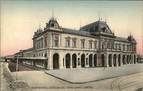Estacion del Ferro Carril Central Montevideo, Уругвајска оригинална античка разгледница