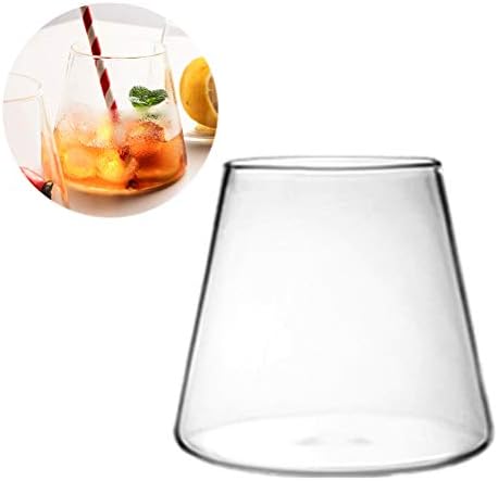 Чаши за пиење Doitool, креативна стаклена чаша Транспарентна чаша за пиење пиво практичен сок коктел чаша за дома кујна ресторан бар
