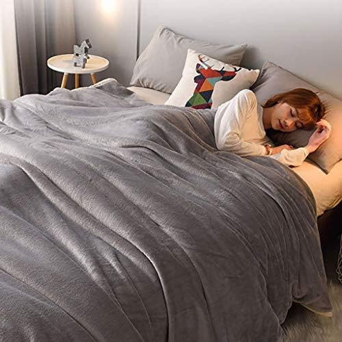 ZSQAW Возрасно руно ќебе за кревет бод дувета цврста боја ќебиња и кревети за меки квалитетни облоги за обложување за софа за домашно