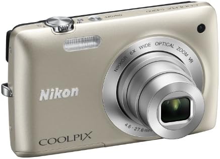 Nikon Coolpix S4300 16 MP дигитална камера со 6x Zoom Nikkor Glass Lens и 3-инчен LCD екран на допир