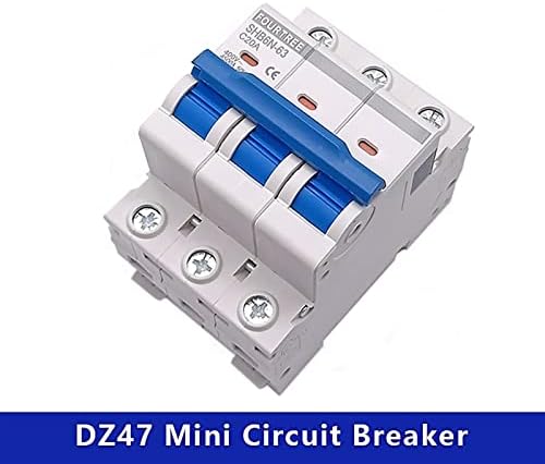 1 парчиња 3 столб DIN Rail Mini Circuit Breaker Hoster Air Switch Box Mechanic Motor Motor Motor Motor Motor