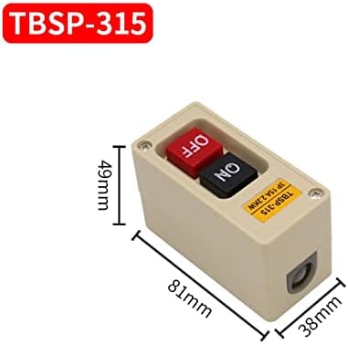 DJDLFA TBSP-315 330 Копче за започнување на копчето за исклучен прекинувач