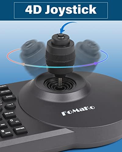 Fomako PTZ NDI Камера 20x Оптички Зум HDMI ПТЗ Пакет Со ПТЗ Контролер По Тастатура, Содржи 4 Предмети