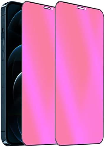 BWEDXEZ 2 Пакет Анти-Сина Приватност Калено Стакло Костум за iPhone 12 Pro Max Огледало Анти-Шпионски Екран Заштитник Анти-Ѕиркаат Филм Галванизиран