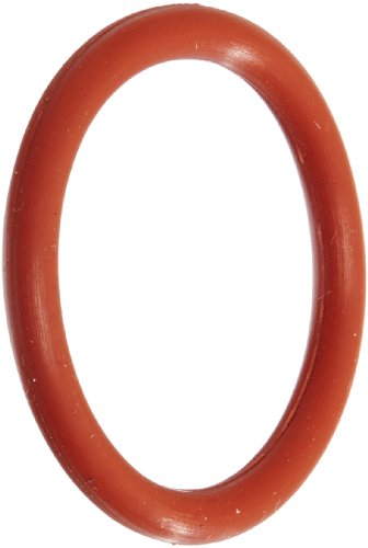 121 силиконски О-прстен, 70А Дурометар, црвен, 1-1/16 ID, 1-1/4 ОД, 3/32 ширина