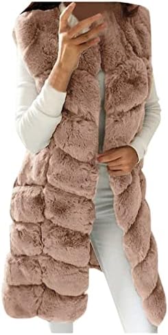Зимски палта за жени модна лежерна елек женски елек јакна плишана јакна без ракави елек лесна топла надворешна облека