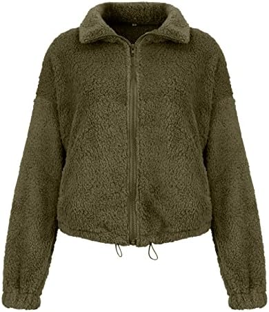 Foviguo женски дождовни палто, целосна долга ракава излегува џемпер жени модерна есен лапел супер мек џемпер цврста удобност