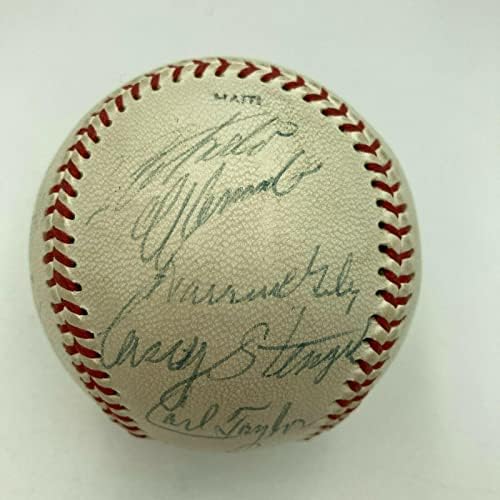 Роберто Климент Сем Рајс oeо Медвик Гус Гослин 1950 -тите Хоф потпишан бејзбол ЈСА - Автограмирани бејзбол