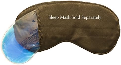 Вметнете сино -сина гел пакет за маски за спиење, маска за очи, ладна компресија, топлинска терапија, 2 пакувања