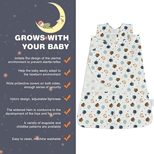 Ftikvo swaddle-blanket бебе девојче и момче swaddles новороденче вреќа за спиење на новороденчиња, безбедни ќебиња за завиткување