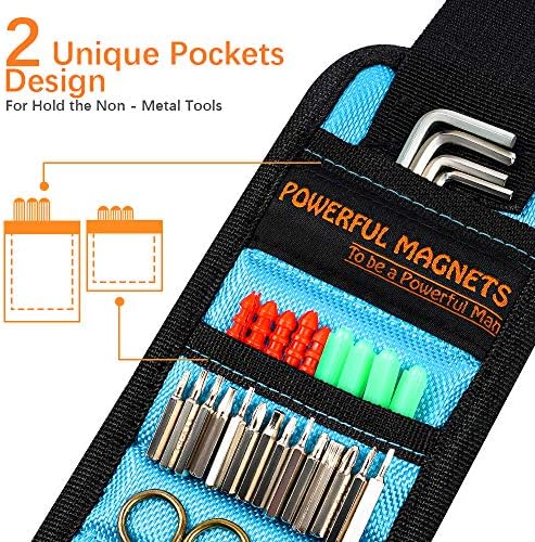 2 пакувања со алатки за магнетна алатка за прицврстувачи на порибници за порибување мажи, за држење завртки за нокти за вежбање