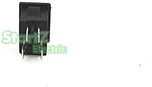 5PCS KCD-202 панел монтирање I/O 14mmx20mm 4pin Rocker Switch Black AC 15A/250V 20A/125V