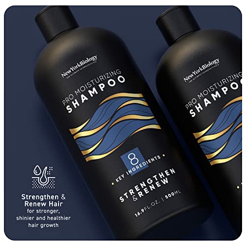 Yorkујорк биологија про навлажнувачки шампон 16 мл - бесплатен шампон за сулфат за коса третирана во боја и суво оштетена коса -