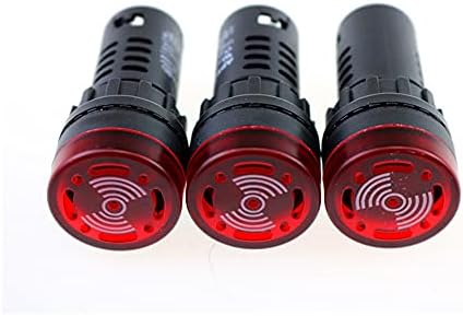 SCRUBY 3PCS AD16-22SM Индикатор Светлосен сигнал Светилка Блиц Buzzer 12V 24V 220V 380V LED