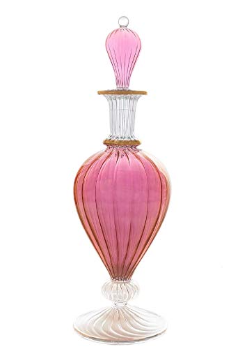 Декоративно шише со стаклени парфеми - шишиња со розови парфеми Декантерс стакло - држач за мириси шише - шише со стаклено
