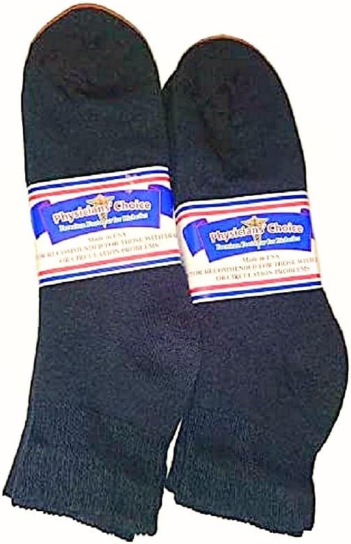 Машки црни глуждови дијабетични чорапи