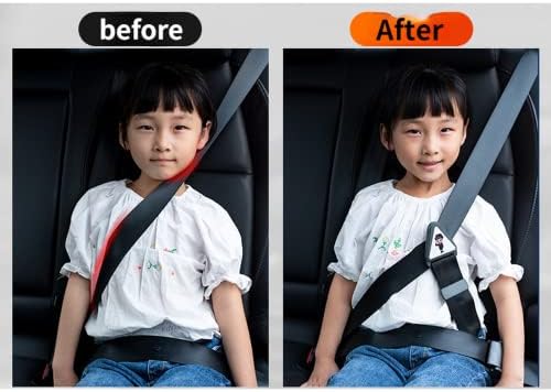 Автомобил Детски безбедносен појас за прицврстувач за прицврстувач на вратот на вратот за стоп на рамената на рамената, капакот на безбедносниот