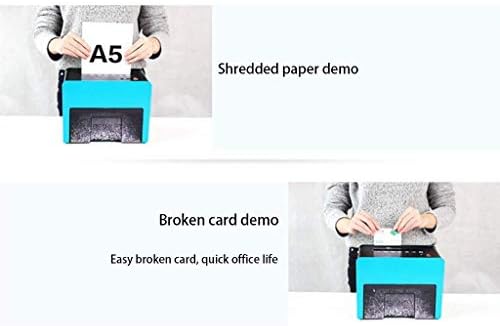 WDBBY Mini Paper Shredder- Paper Shredder, несакана пошта, 4 лим капацитет, супер вкрстено пресекување