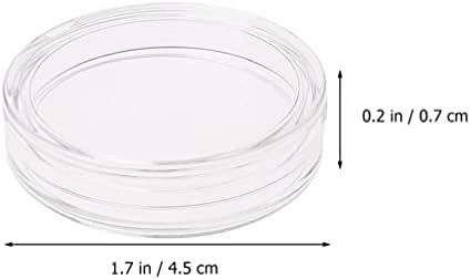 Кабилок Пластични Капсули За Монети 20 парчиња Држач за Сребрени Монети Капсули За Складирање На Капсули За Монети Комеморативни Кутии