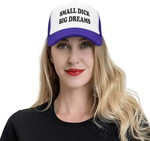 Мал Дик Биг соништа капа - смешни забави Каминувачи Капчиња - Гроздобер Новини луди ретро -бејзбол капа