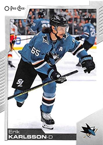 2020-21 O-PEE-CHEE 439 Ерик Карлсон Сан Хозе Ајкули NHL Hockey Trading Card