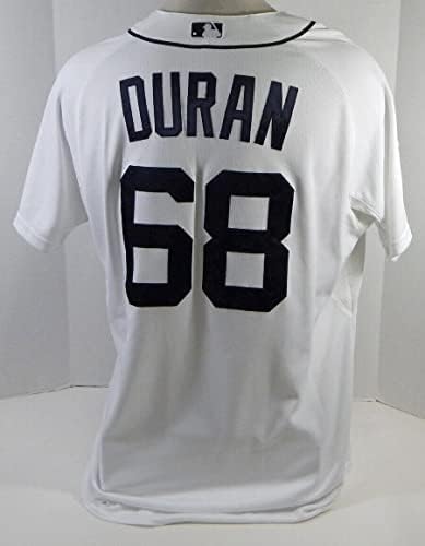2015 година Детроит Тигерс Омар Дуран 68 игра користеше бел Jerseyерси 50 -ти маршант П 5 - Игра користена МЛБ дресови