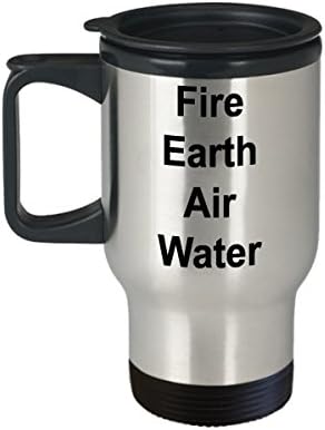Оган Земја Вода за патувања со вода за вода- Општа астрологија- Кригла за патување со кафе