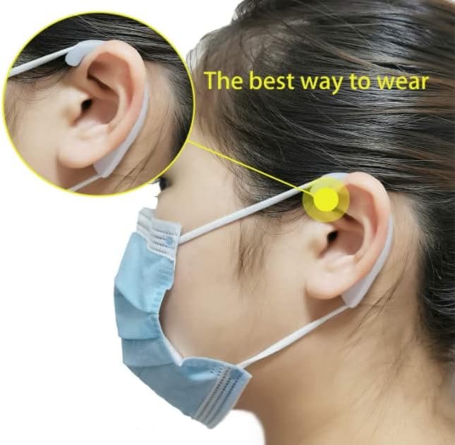 Меки силиконски заштитник на увото уво олеснување на непријатноста на ушите против лизгање силиконски уши
