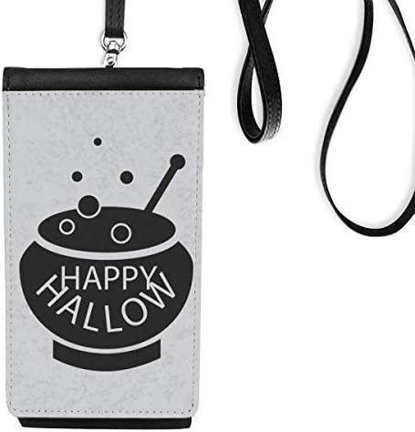 Тенџере со црна Ноќта на вештерките Телефонски чанта што виси мобилна торбичка со црн џеб