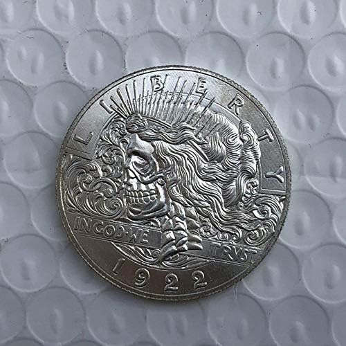 Оригинални 1922 Американски Монети Месинг Плоча Сребрени Занаети Колекција На Странски Меморијални Монети Колекција Комеморативна Монета
