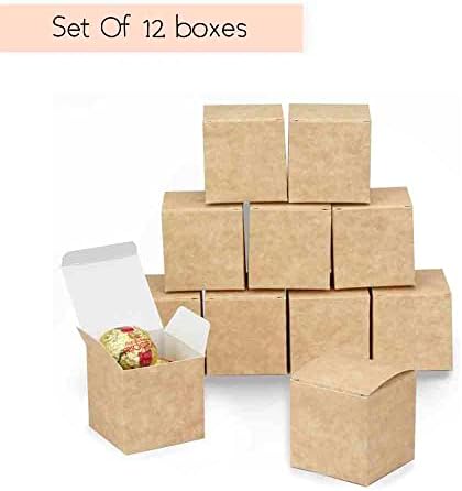 Кутии за испорака на чудо-Картонски Кутии Од Крафт Хартија-Кутија За Подароци 2.1х2, 1х2, 1 Инчи 12 Пакување