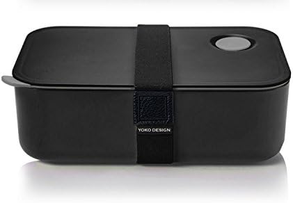 Јоко Дизајн 1386 кутија за ручек Херметички пластика 19,5 x 6,8 x 12,2 см црна