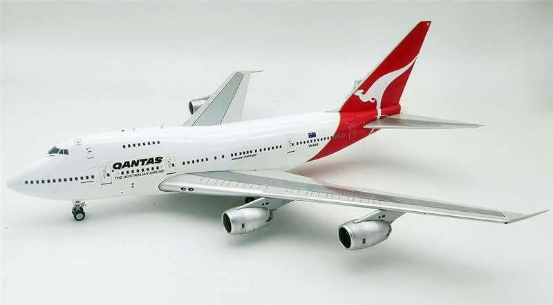 Inflate 200 Qantas за Boeing 747SP-38 VH-EAB со Stand Limited Edition 1/200 Diecast Aircraft претходно изграден модел