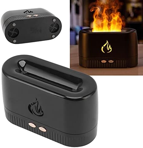 Дифузори за есенцијално масло од пламен на пламен, арома на пламен, овлажните овластувачи USB напојување со 3Д -пламен, арома, дифузер