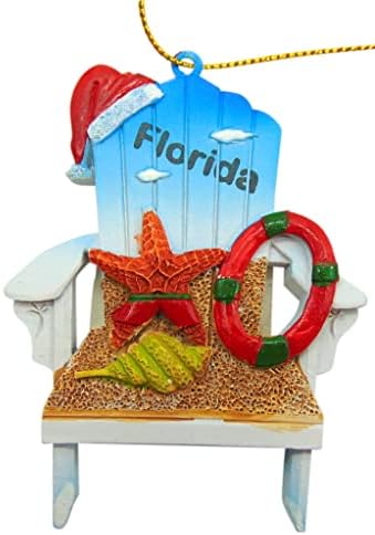 Флорида плажа стол украс сувенир елка тропска декорација на празници со Дедо Мраз