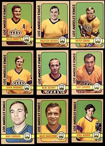 1972-73 Топс Лос Анџелес Кингс во близина на екипата се поставија во Лос Анџелес Кингс - хокеј екс/МТ+ кралеви - хокеј