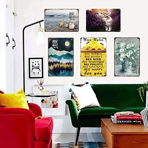 80 -тите музички карпи знак wallиден декор уметнички постер гроздобер метален калај знак за смешна гаража бања соба канцеларија маж пештера