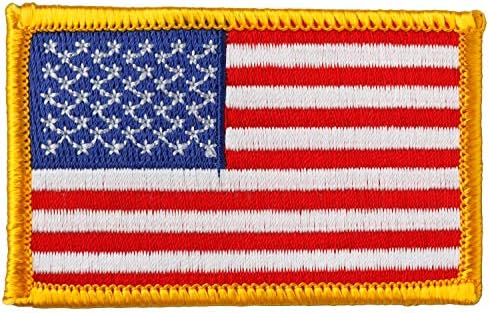 Едноставноста Американско знаме Апликација Облека железо на лепенка, 2 x 3