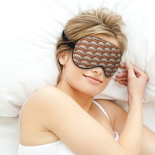 Фенси опосум за спиење за слепите маски за очи, симпатична сенка на очите, смешна ноќна покривка со прилагодлива лента за жени мажи