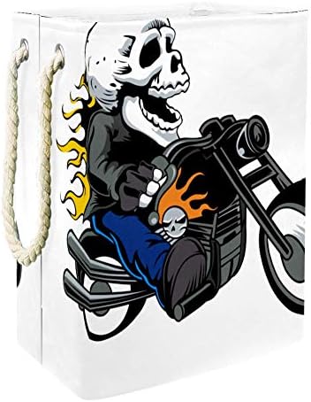 Нехомер Скелет Возење Мотоцикл 300д Оксфорд Пвц Водоотпорна Облека Ја Попречува Големата Корпа За Перење За Ќебиња Играчки За Облека Во